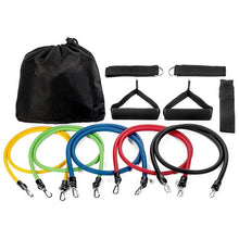 Load image into Gallery viewer, 11Pcs/Set Adjustable Rubber Band Resistance Crossfit Band Gym Elastic Fit Banda Deportiva musculation Exercise Fitnes Latex Tube